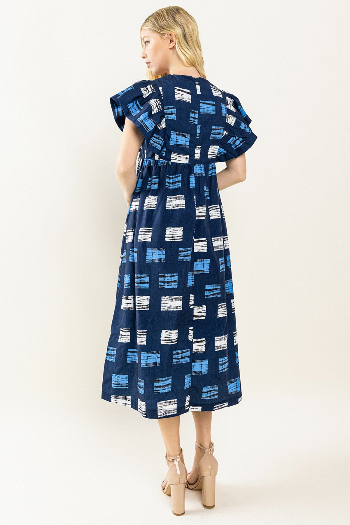 Allison Abstract Midi Dress