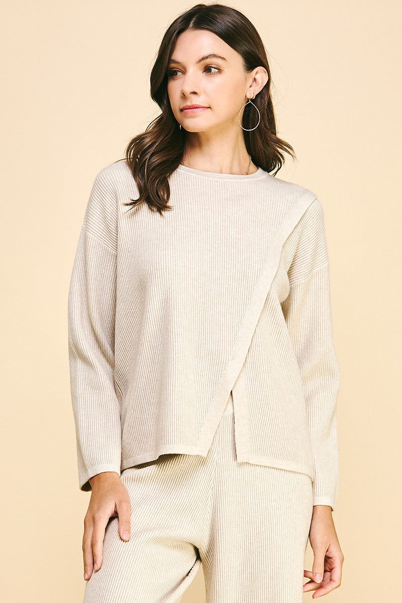 Farrah Front Slit Sweater