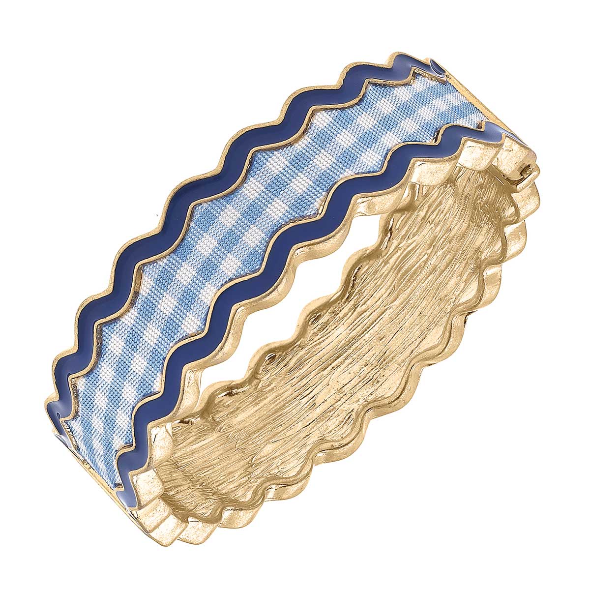 Annalise Gingham Statement Bangle