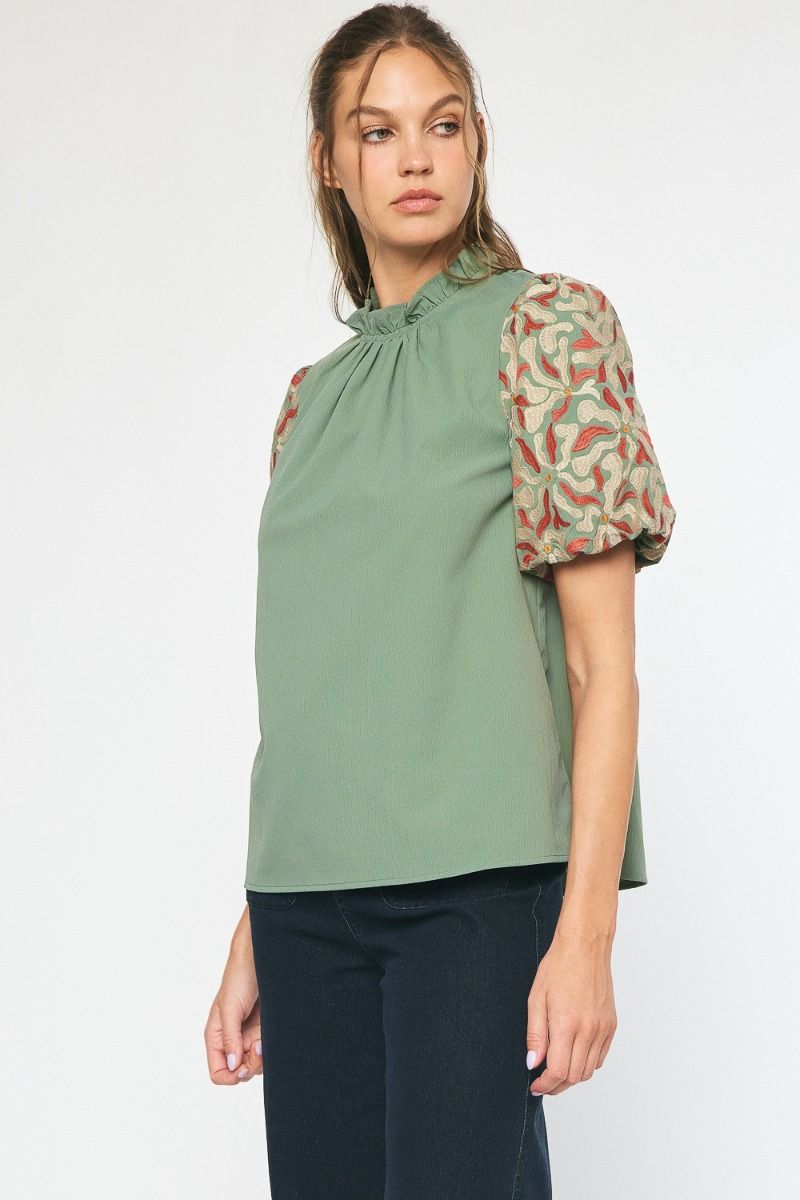 McKenna Mock Neck Top