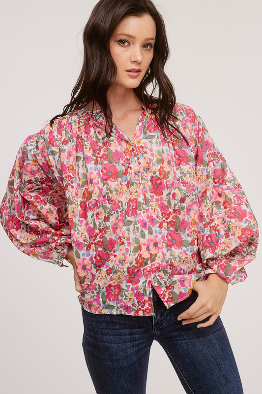 Blakely Balloon Sleeve Top