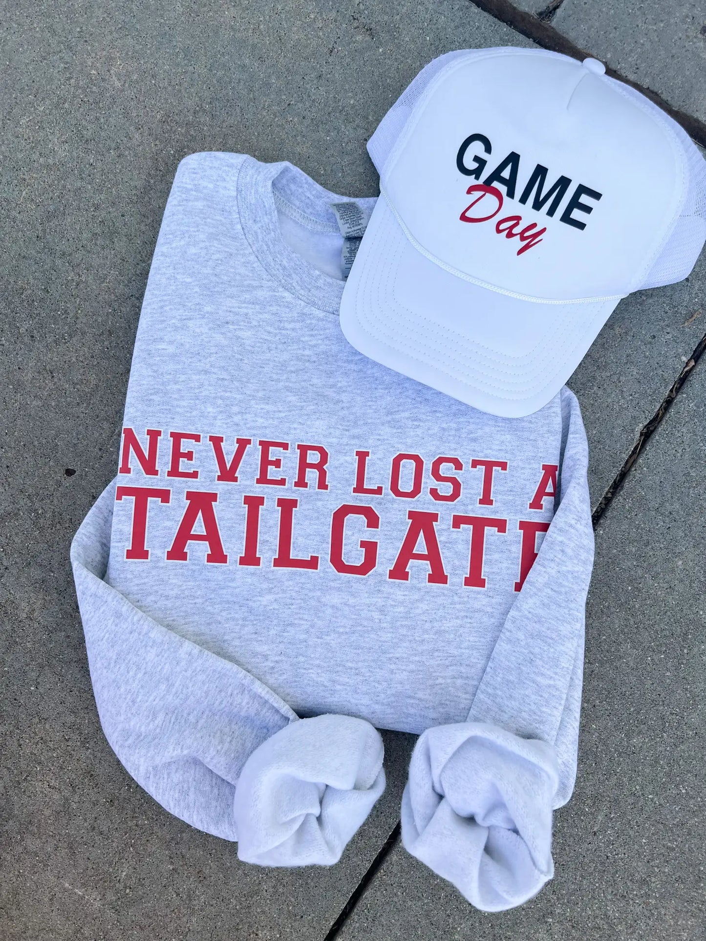 Never Lost A Tailgate Crewneck