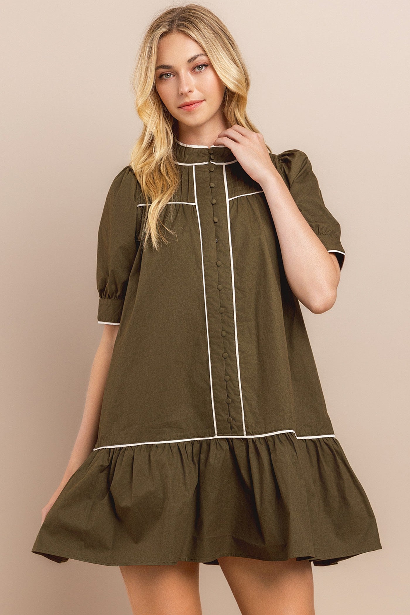 Mindy Puff Sleeve Dress