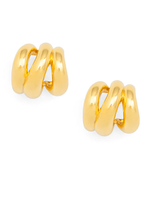 Claw Huggie Earring - Gold